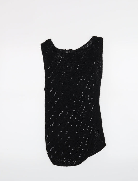 Isabella Womens Black   Basic Tank Size M
