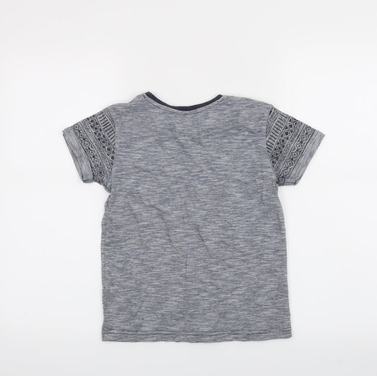George Boys Grey   Basic T-Shirt Size 8-9 Years