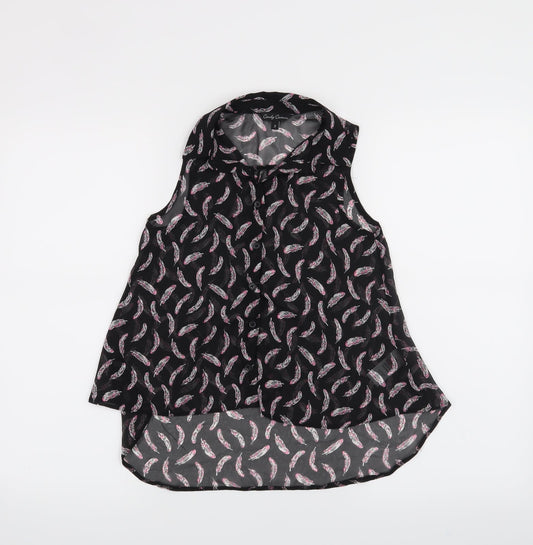 Candy Couture Girls Black   Camisole Tank Size 9 Years