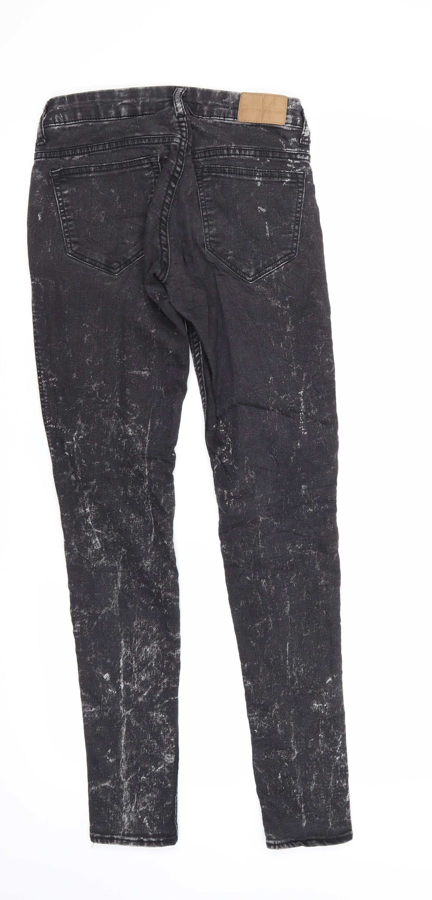 Denim & Co. Womens Black   Straight Jeans Size 6 L30 in