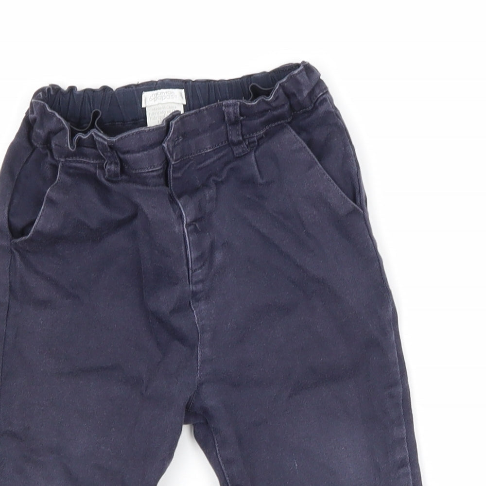 mamas & papas  Blue   Cargo Jeans Size 12-18 Months