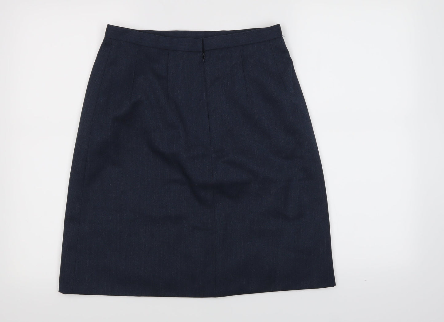 Preworn Womens Blue   A-Line Skirt