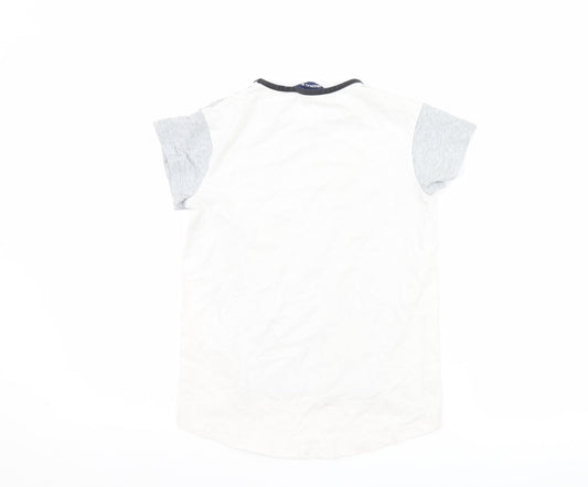 Original Marines Girls Grey   Basic T-Shirt Size 6 Years