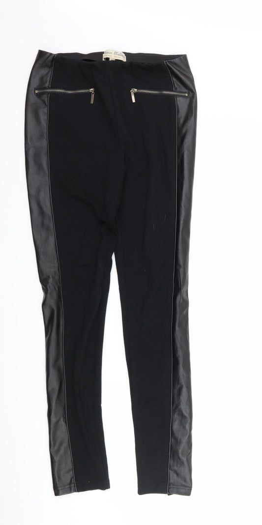 Parsian Collection Womens Black   Trousers  Size 12 L28 in