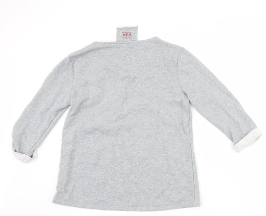 Matalan Womens Grey   Pullover Sweatshirt Size S  - christmas