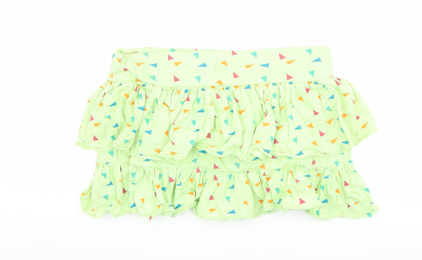 denim co Womens Green Geometric  Mini Skirt Size 12