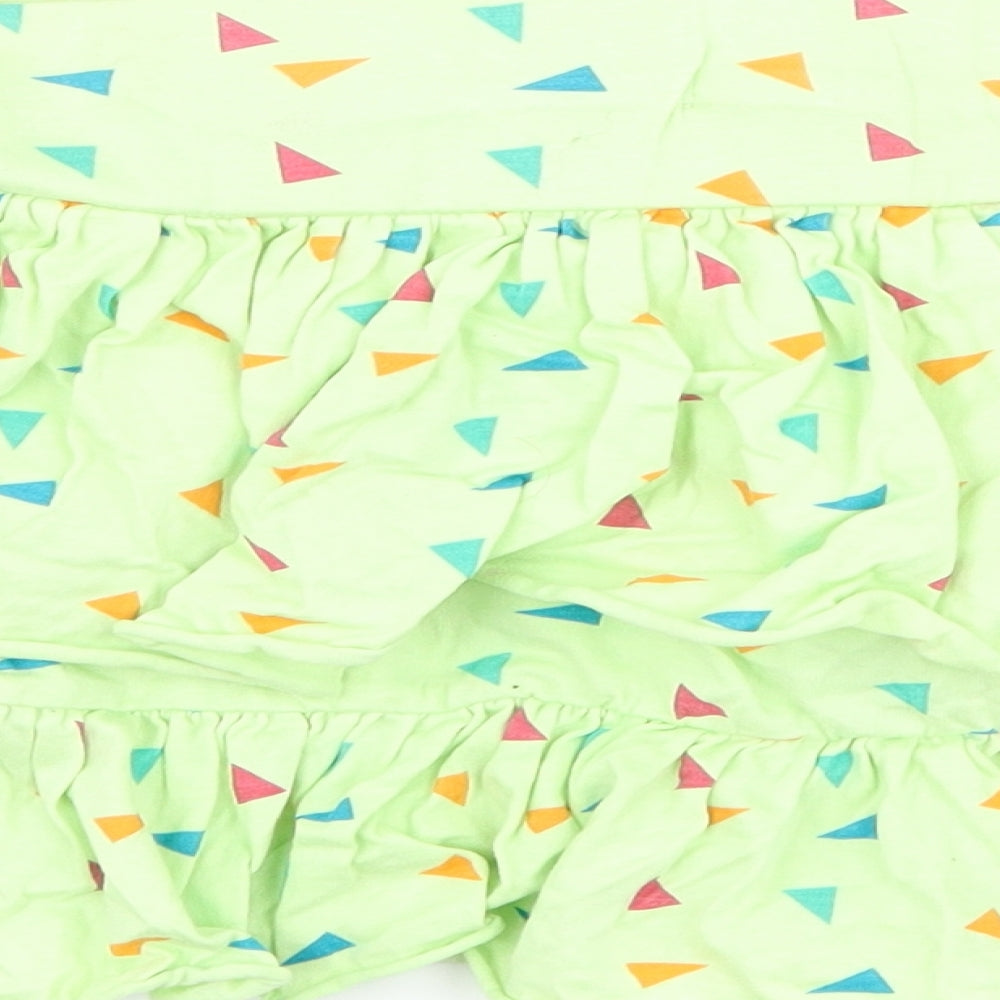 denim co Womens Green Geometric  Mini Skirt Size 12