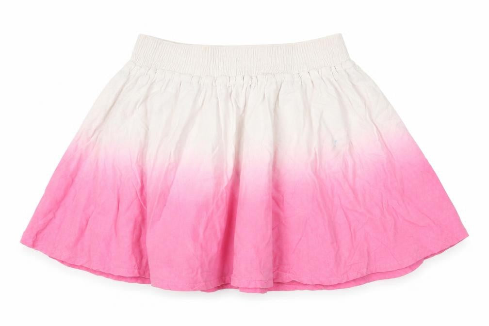 Front view of Indigo girls’ pink ombré swing skirt, size 7, years