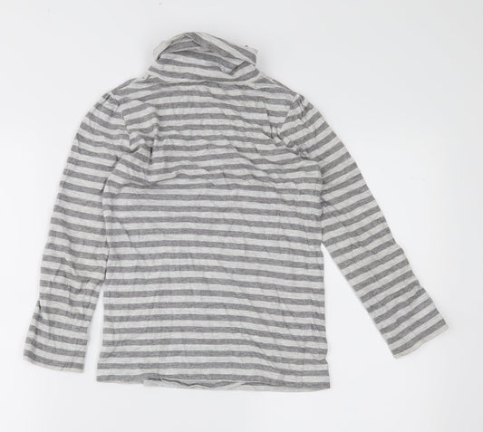 NEXT Boys Grey Striped  Basic Casual Size 7 Years