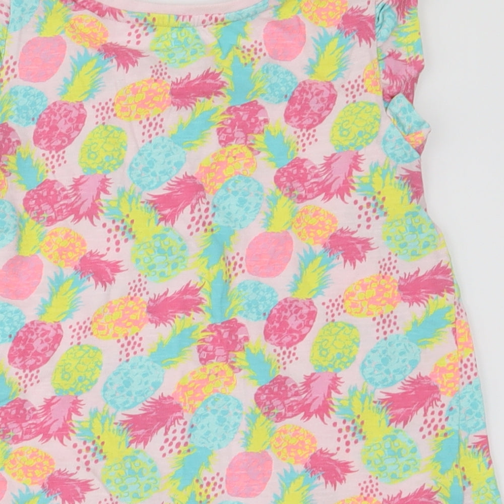 I LOVE MY TEE Girls Pink   Basic T-Shirt Size 3-4 Years