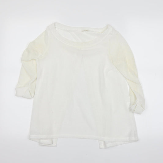 River Island Womens White   Basic T-Shirt Size 6