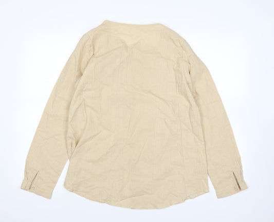 Preworn Womens White   Basic Button-Up Size M