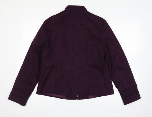 M&Co Womens Purple   Jacket  Size 16