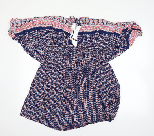 Papaya Womens Blue   A-Line  Size L