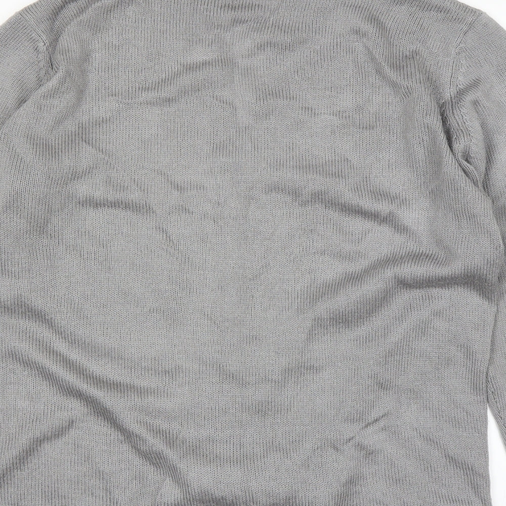 Damart Womens Grey   Cardigan Jumper Size 14
