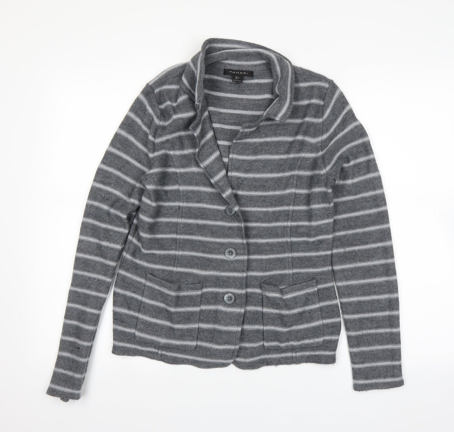 Tahari Womens Grey   Jacket  Size L