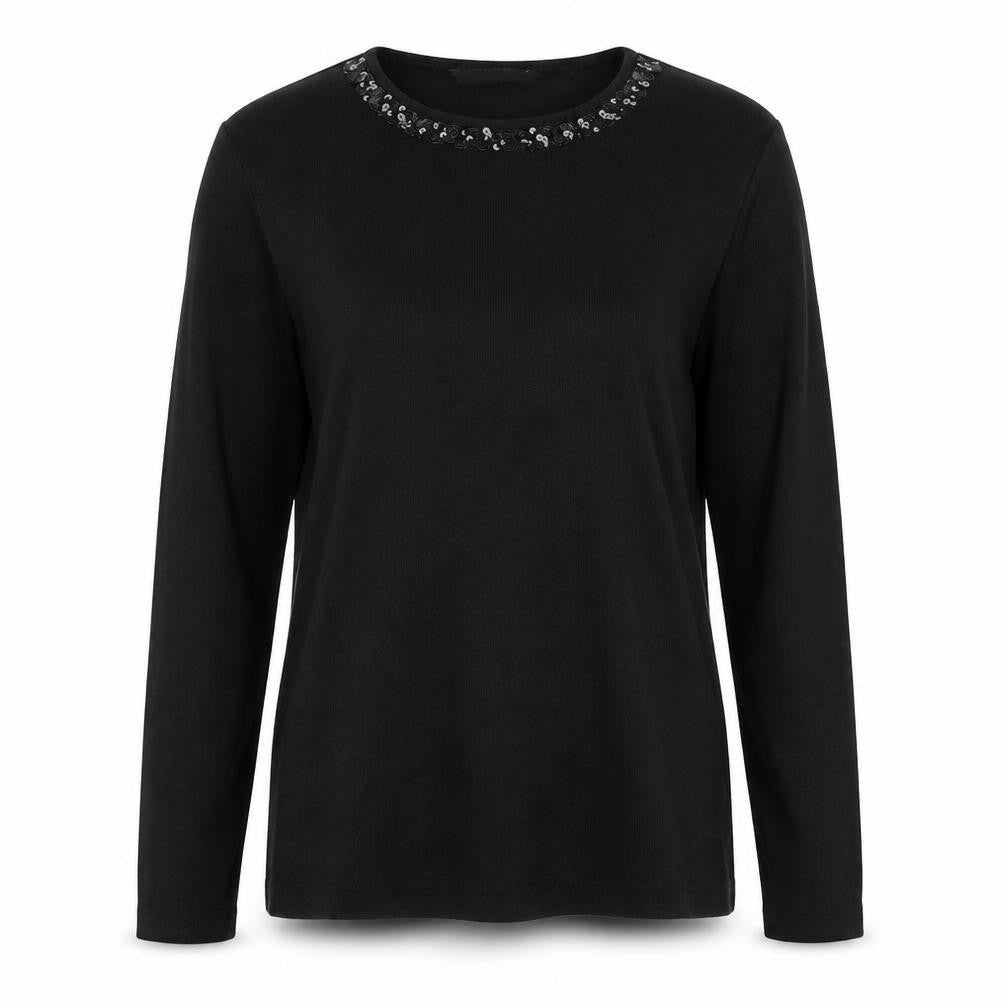 Bonmarché Womens Black Pullover Jumper Size S