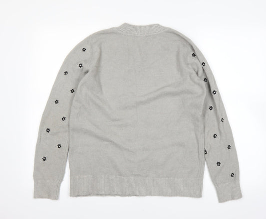 amara Womens Grey   Pullover Jumper Size 12