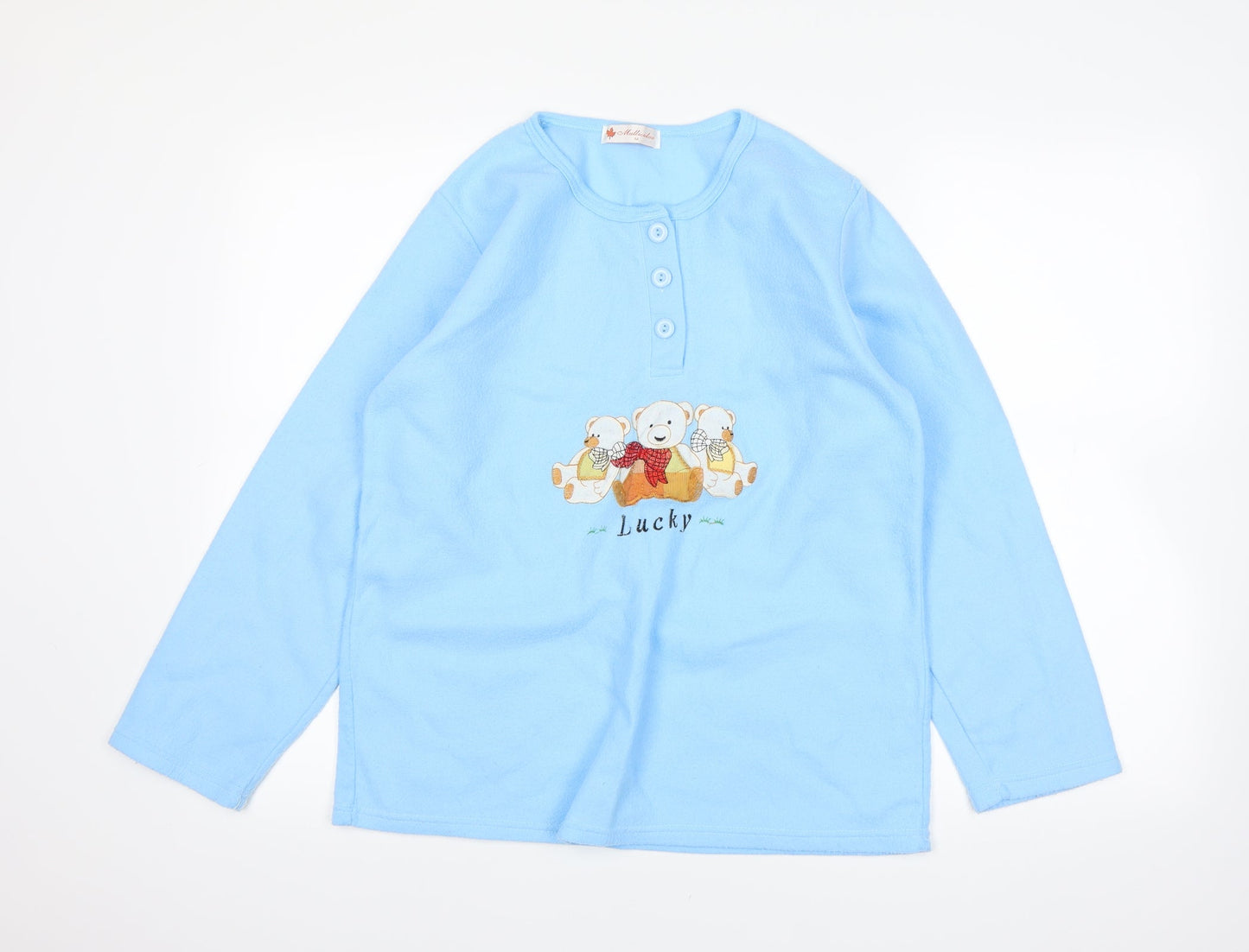 mullicolox Womens Blue   Pullover Jumper Size M