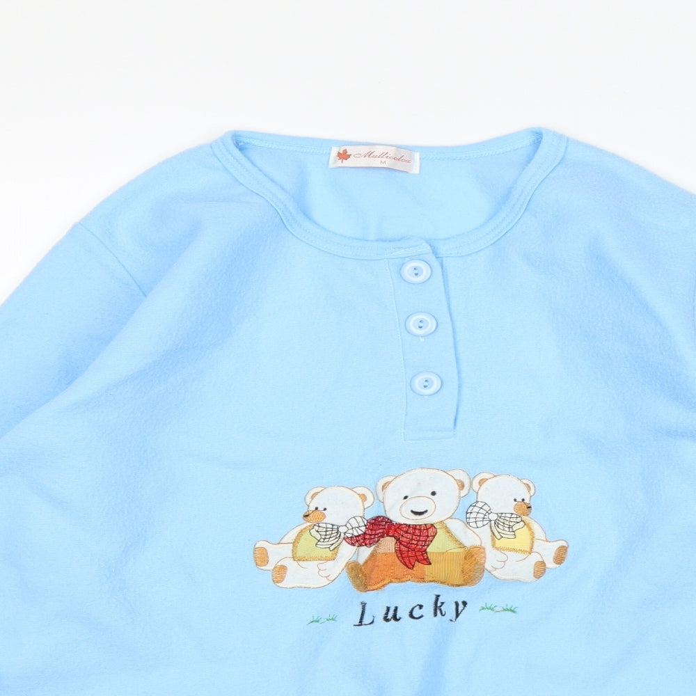 mullicolox Womens Blue   Pullover Jumper Size M