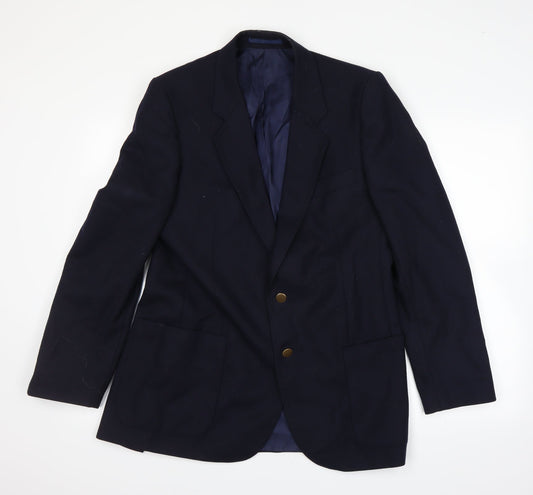 hepsworth Mens Blue   Jacket Suit Jacket Size 38