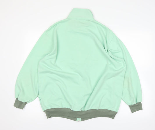 fabrizio Womens Green   Full Zip Jumper Size M