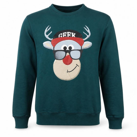 Easy Mens Green   Pullover Jumper Size M