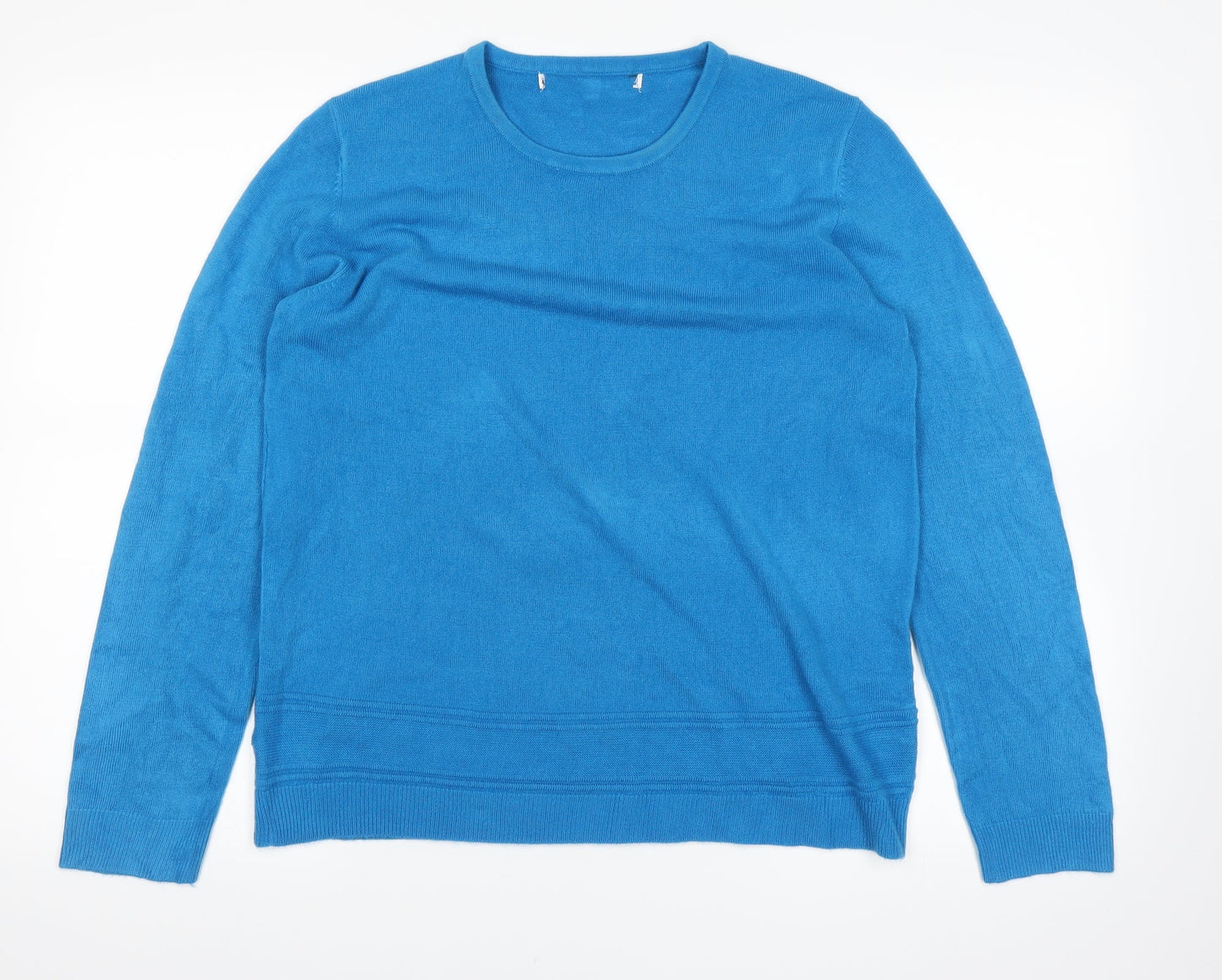 Preworn Mens Blue    T-Shirt Size L