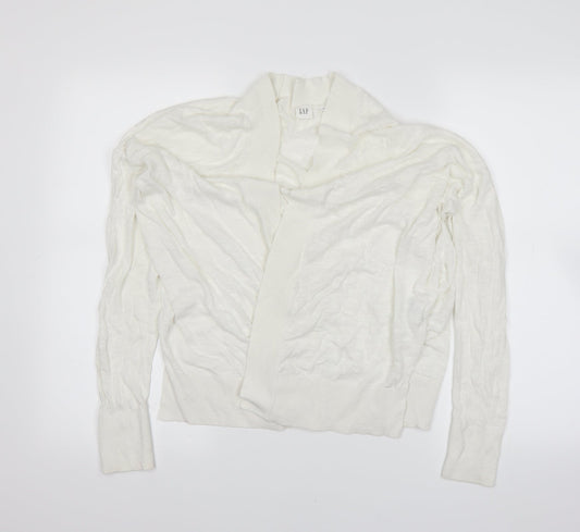 Gap Womens White   Cardigan Jumper Size S