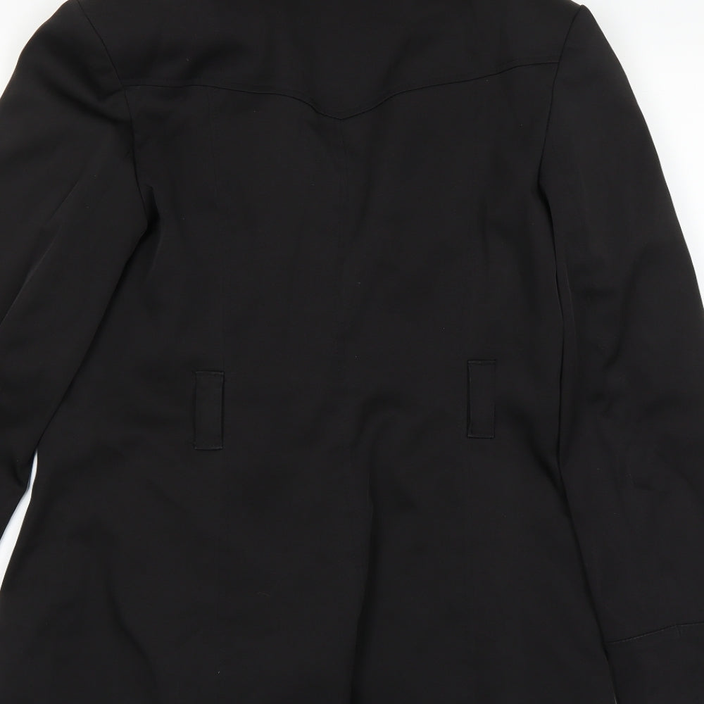 DEBINHAMS Womens Black   Overcoat Coat Size 10
