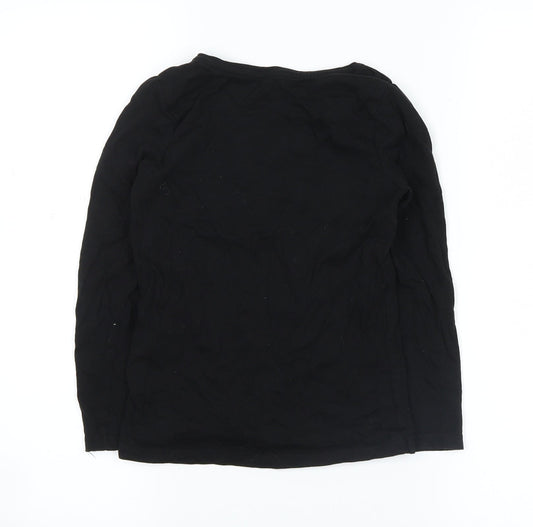 Primark Girls Black   Basic Casual Size 7-8 Years  - sparkle