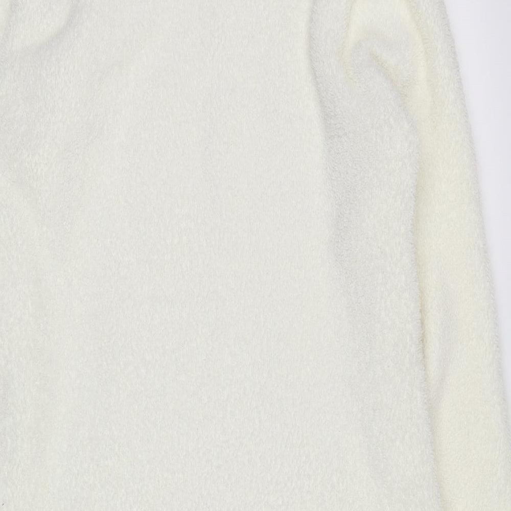 no brand Womens White   Pullover Sweatshirt Size 14