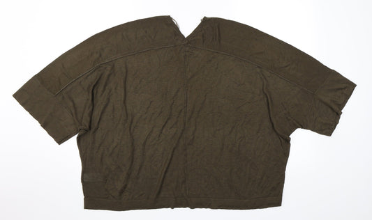 Preworn Womens Green   Basic T-Shirt Size L