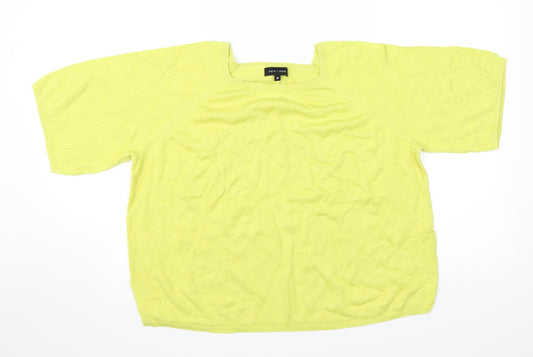 Newlook Womens Yellow   Pullover Jumper Size 16