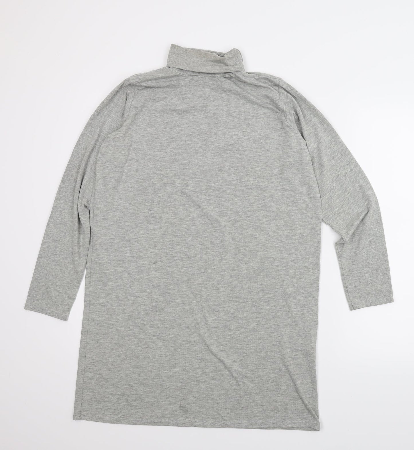 Boohoo Womens Grey   Tunic Blouse Size 12