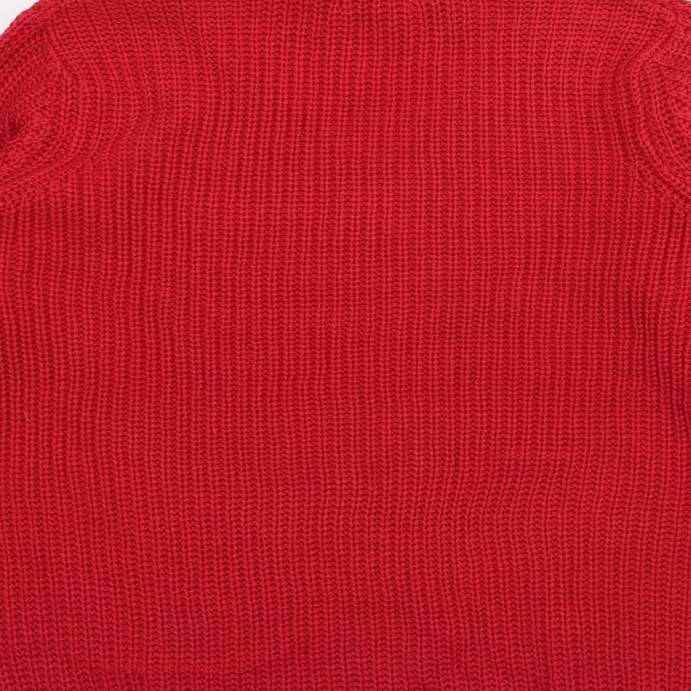 Papaya Womens Pink   Pullover Jumper Size L