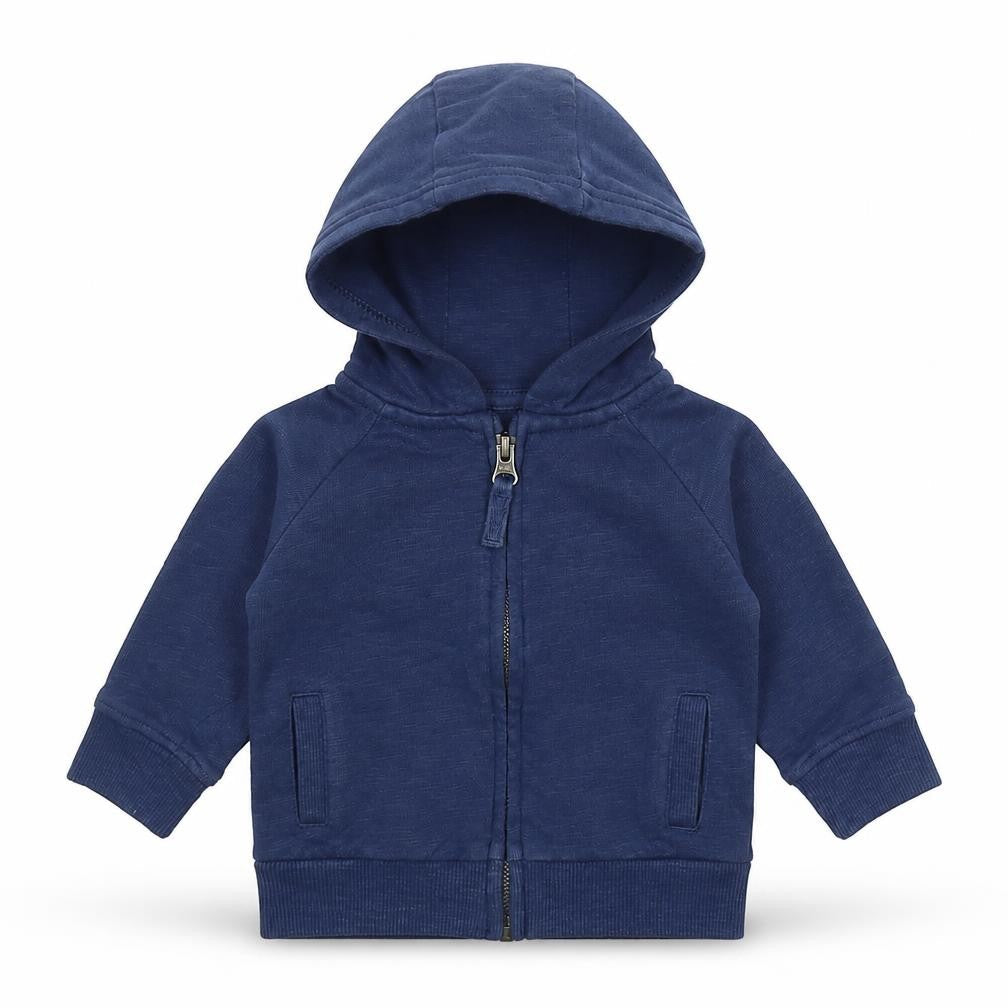 Next Boys Blue   Full Zip Jumper Size 3-6 Months