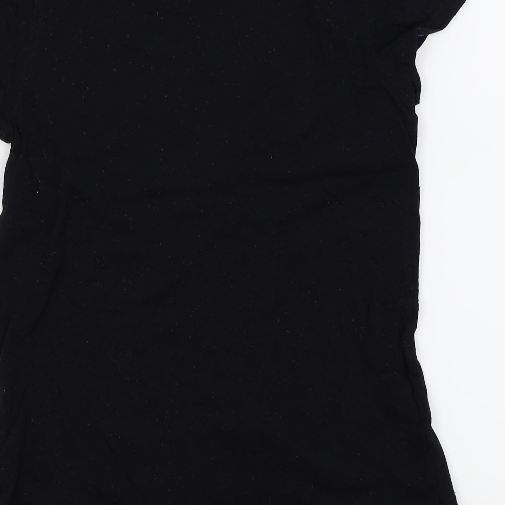 Preworn Womens Black   Basic T-Shirt Size 10
