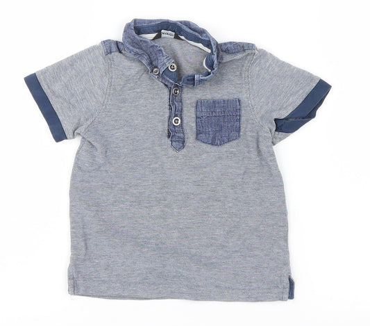 George Boys Blue   Basic Polo Size 18-24 Months