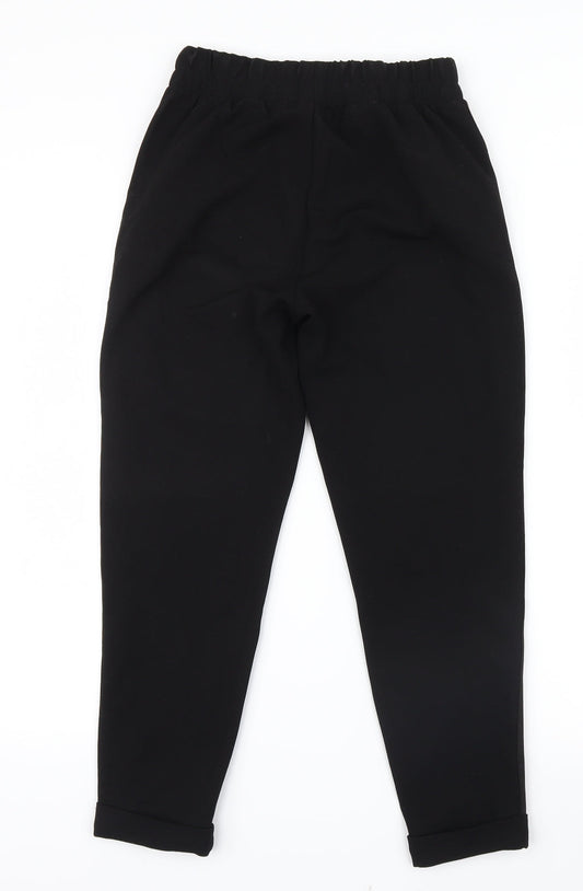 NEXT Womens Black   Trousers  Size 6 L24.5 in