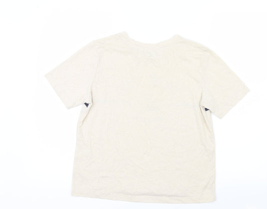 Cooperative Womens Ivory   Basic T-Shirt Size M