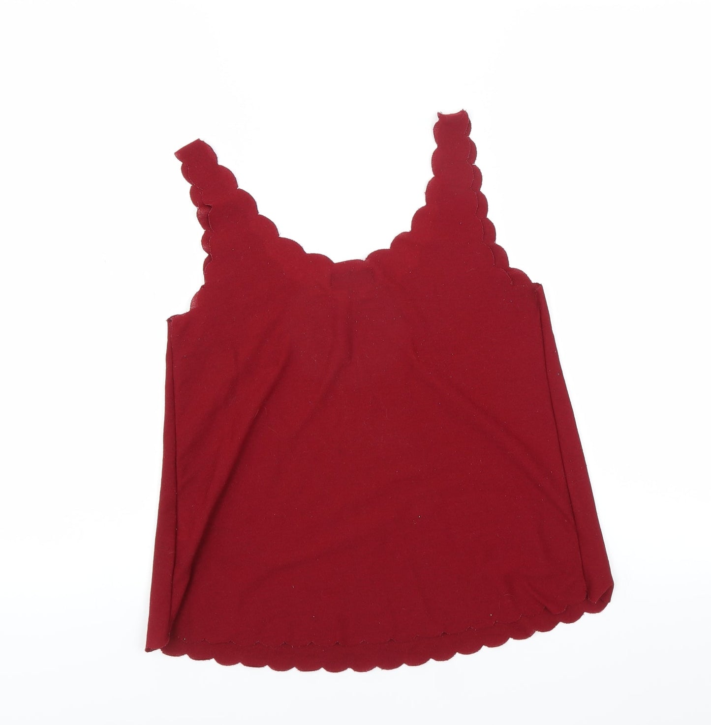 Topshop Womens Red   Basic Tank Size 8