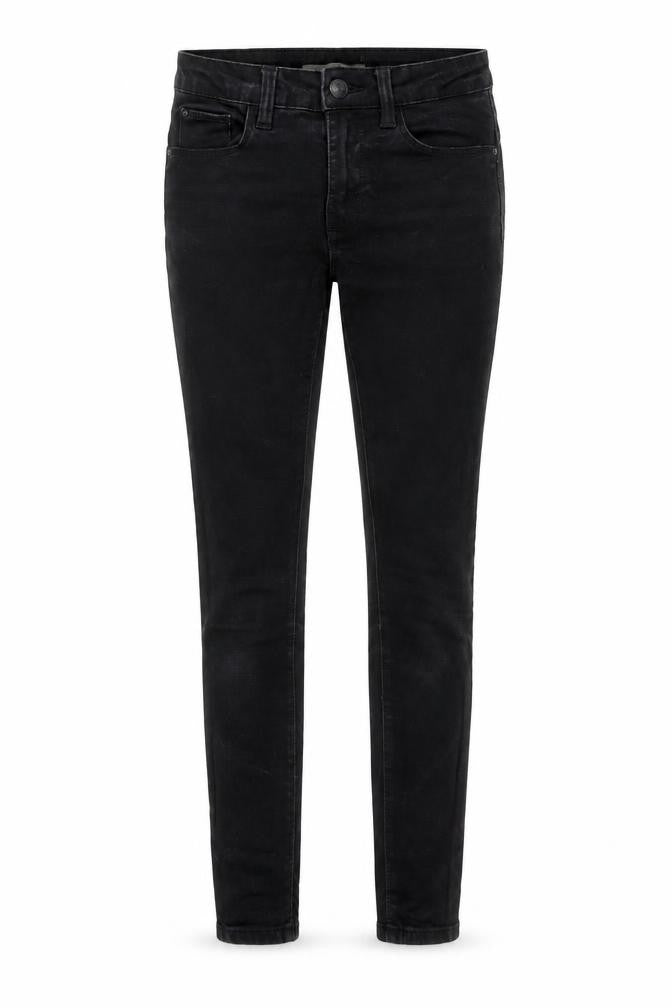 Front view of Primark women’s black skinny jeans, size UK 6, 25-inch leg
