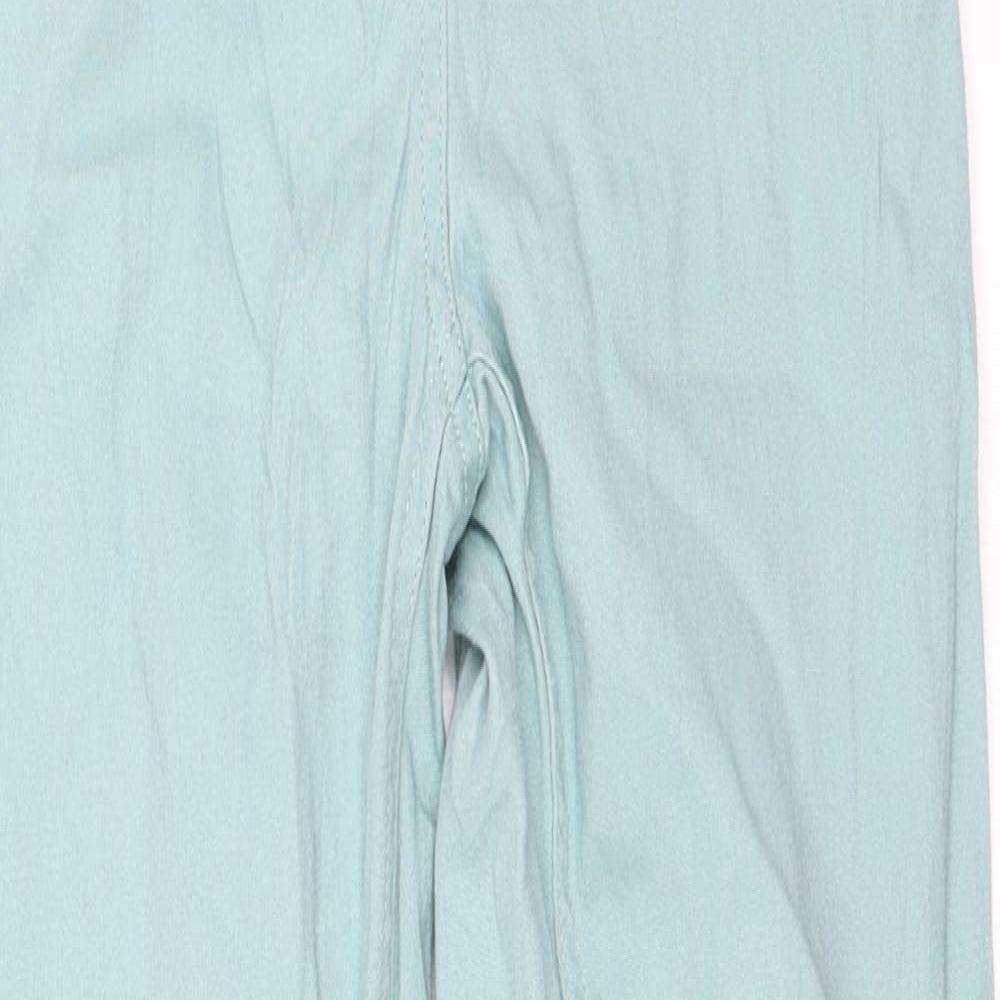 H&M Womens Green   Skinny Jeans Size 34 L25 in