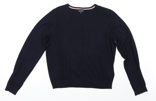 Topshop Womens Blue   Basic Polo Size 14
