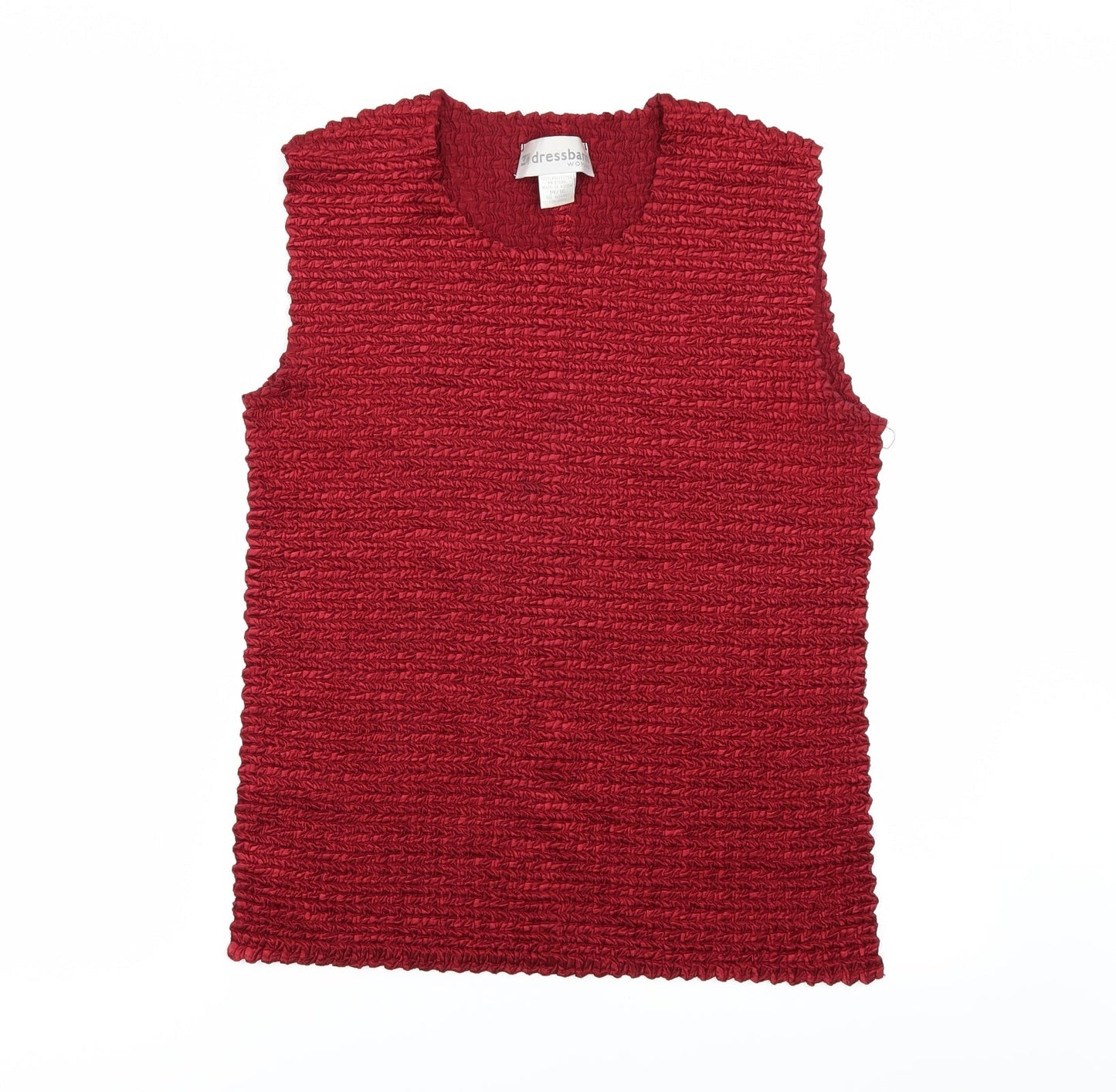 Dressbarn Womens Red   Basic T-Shirt Size 14