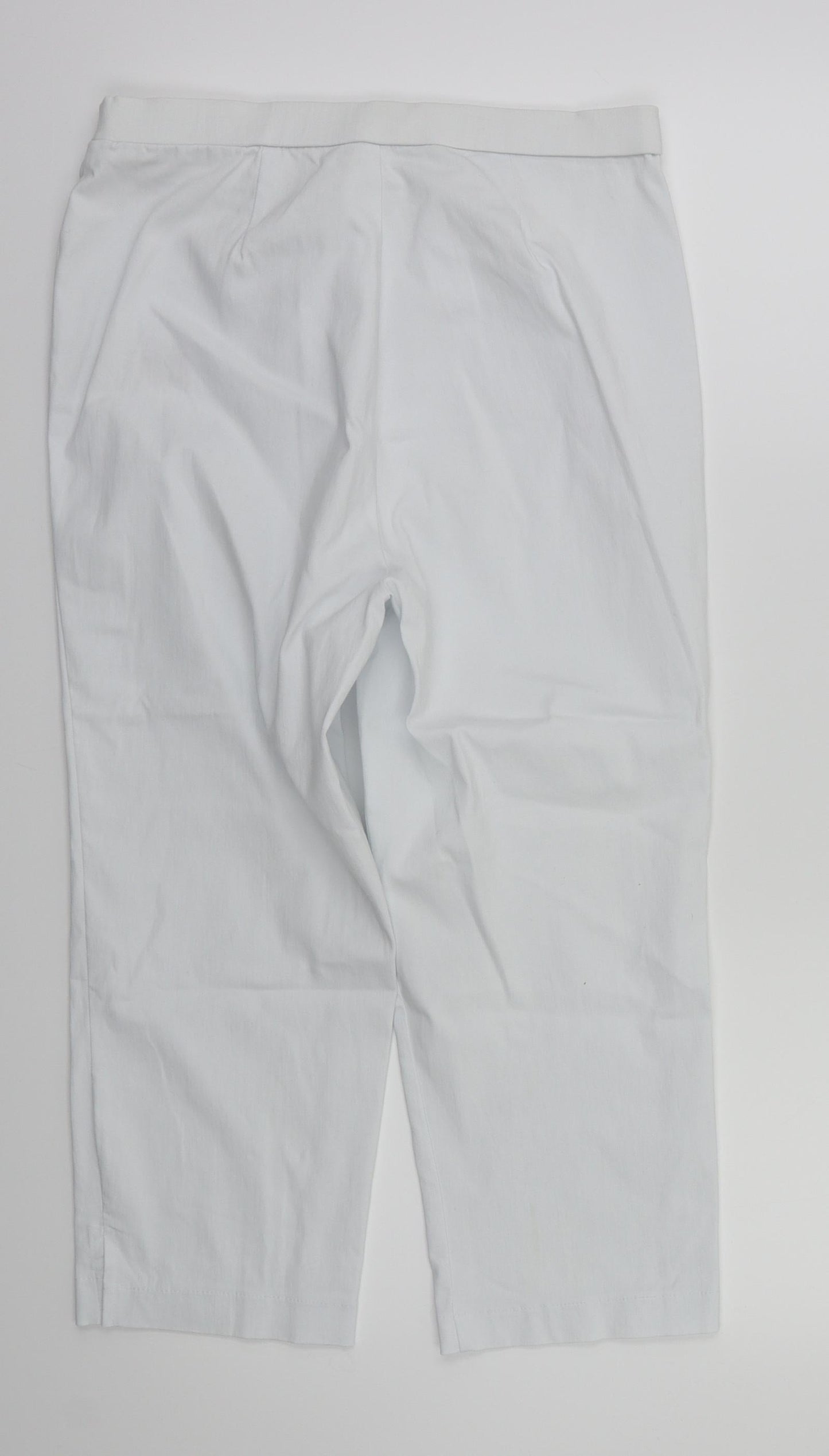 Preworn Womens White   Trousers  Size 14 L20 in