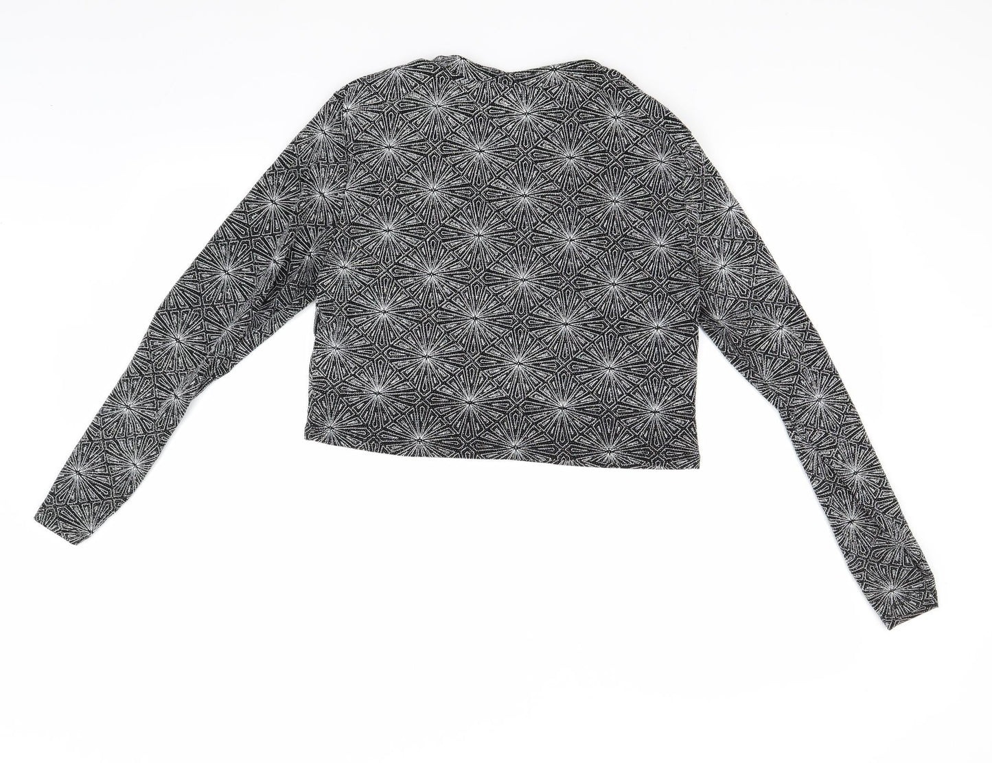 Divided Womens Silver   Basic Blouse Size L