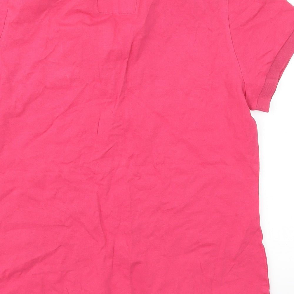 Chelsea Football Club Womens Pink   Basic Polo Size 14