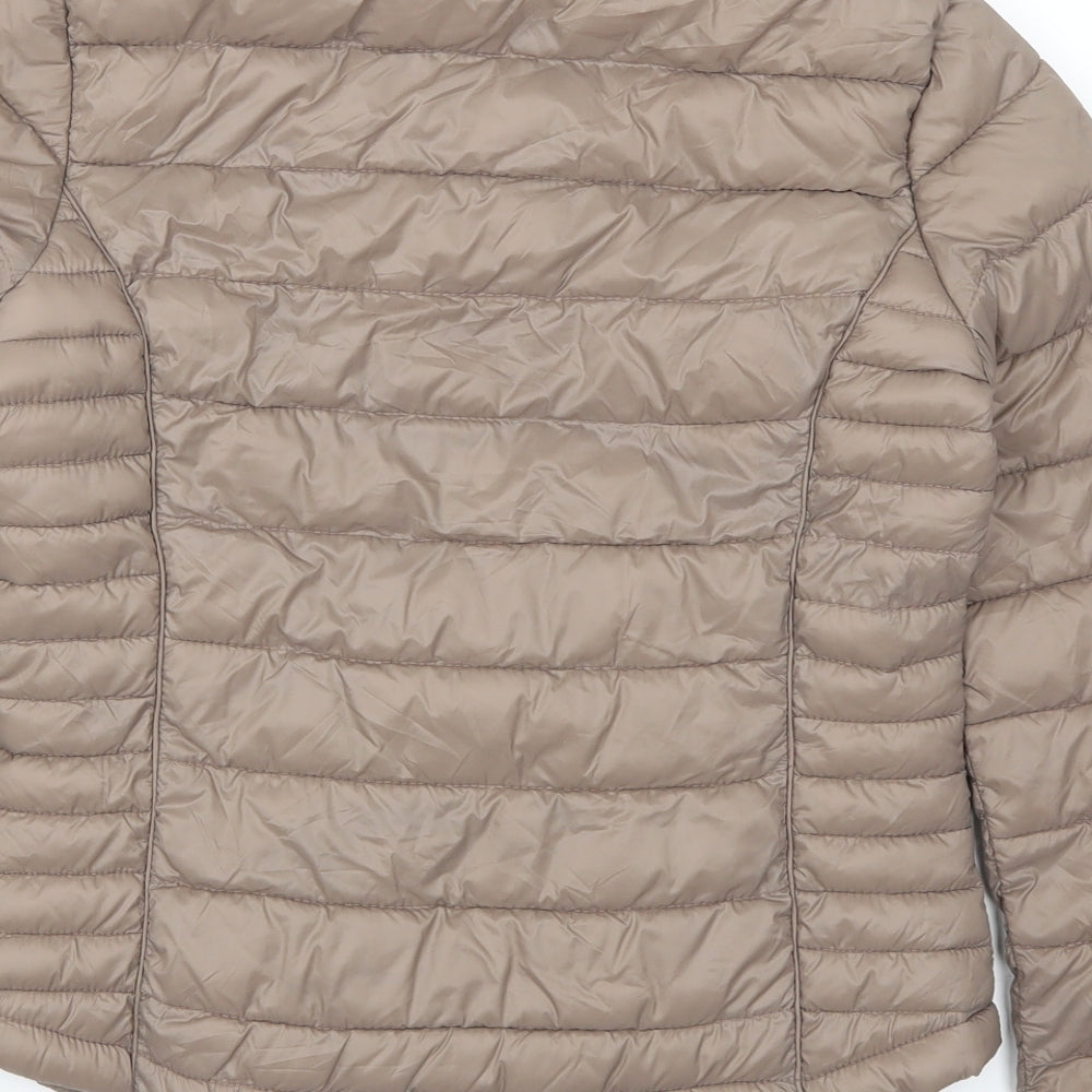 Atmosphere Womens Brown   Quilted Coat Size 6